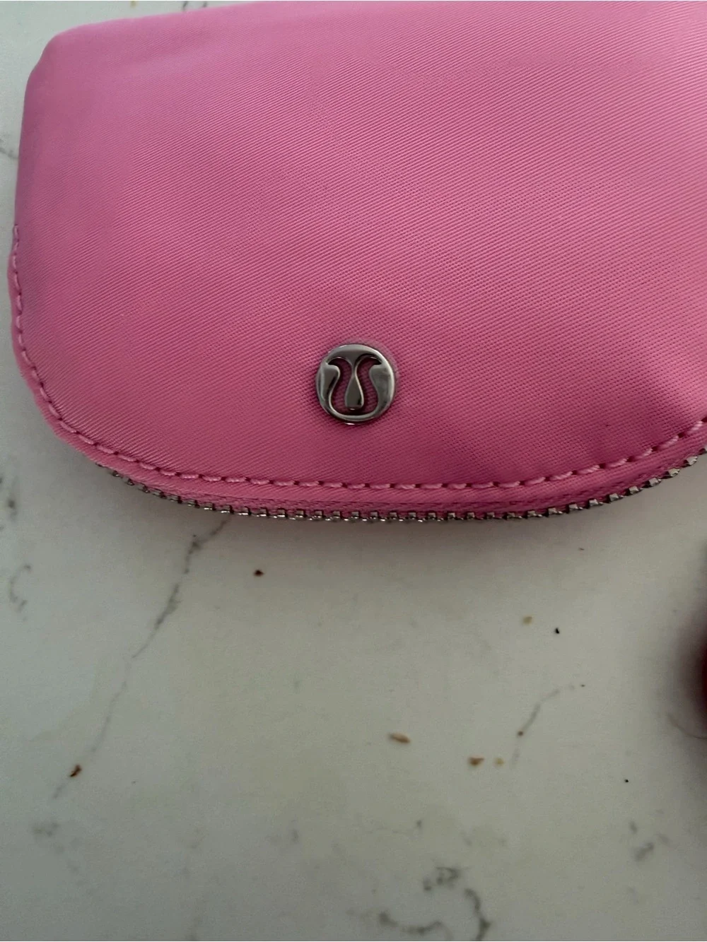 lululemon athletica Pink Dual Pouch Wristlet Strap